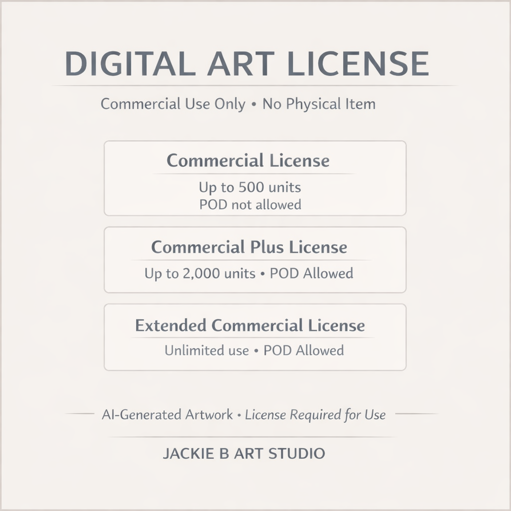 AI Artwork – Digital Download Commercial License